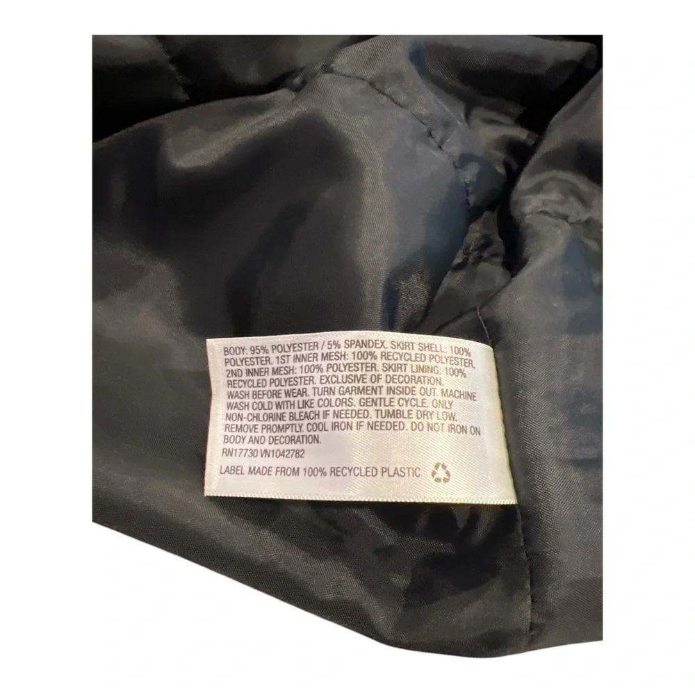 Cat & Jack Toddler Girls Velour Buffalo Check‎ LS Dress Tulle Trim Layers 2T